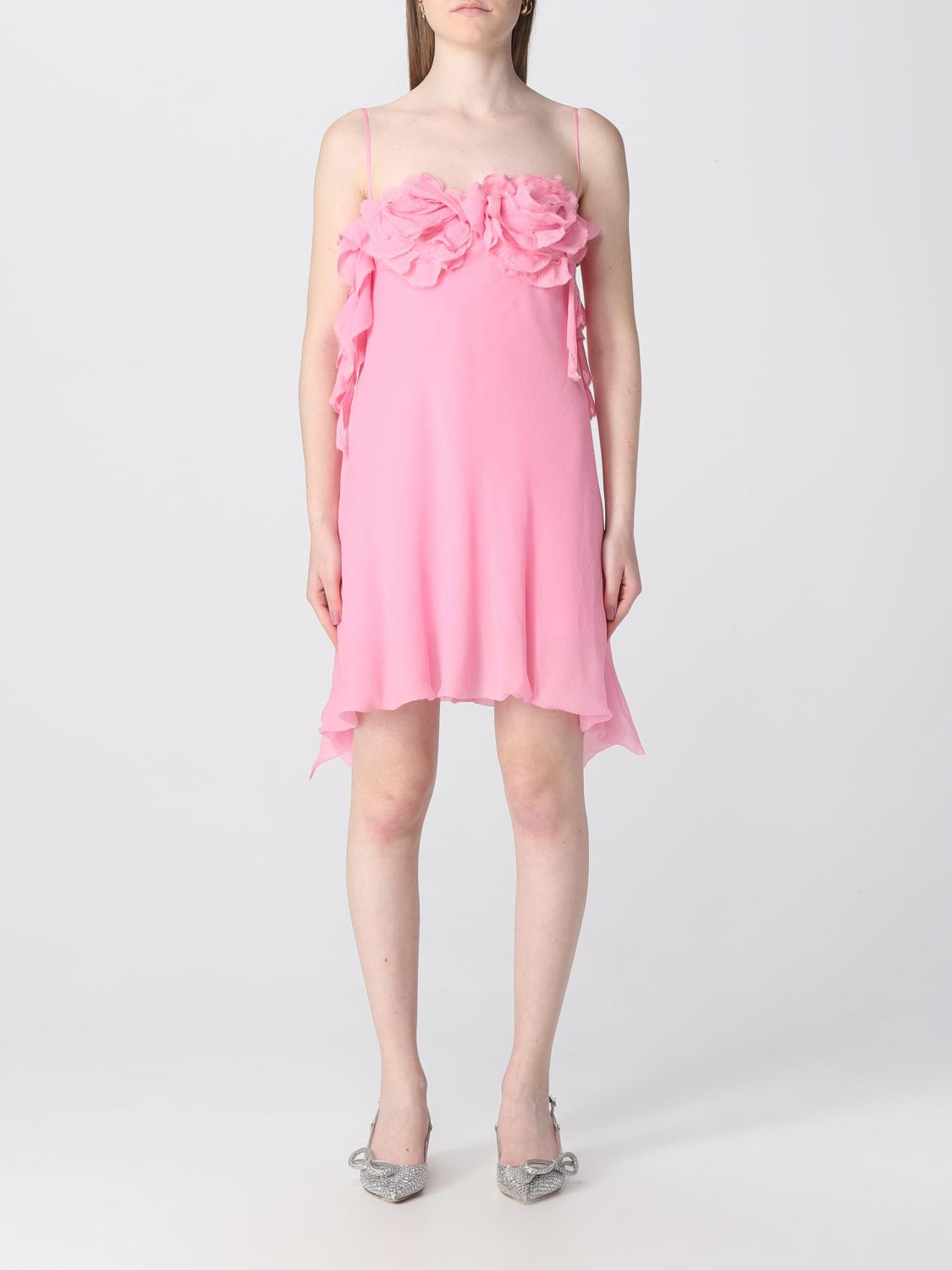 Abito Ermanno Scervino in chiffon di seta | Giglio.com - Global Italian fashion boutique