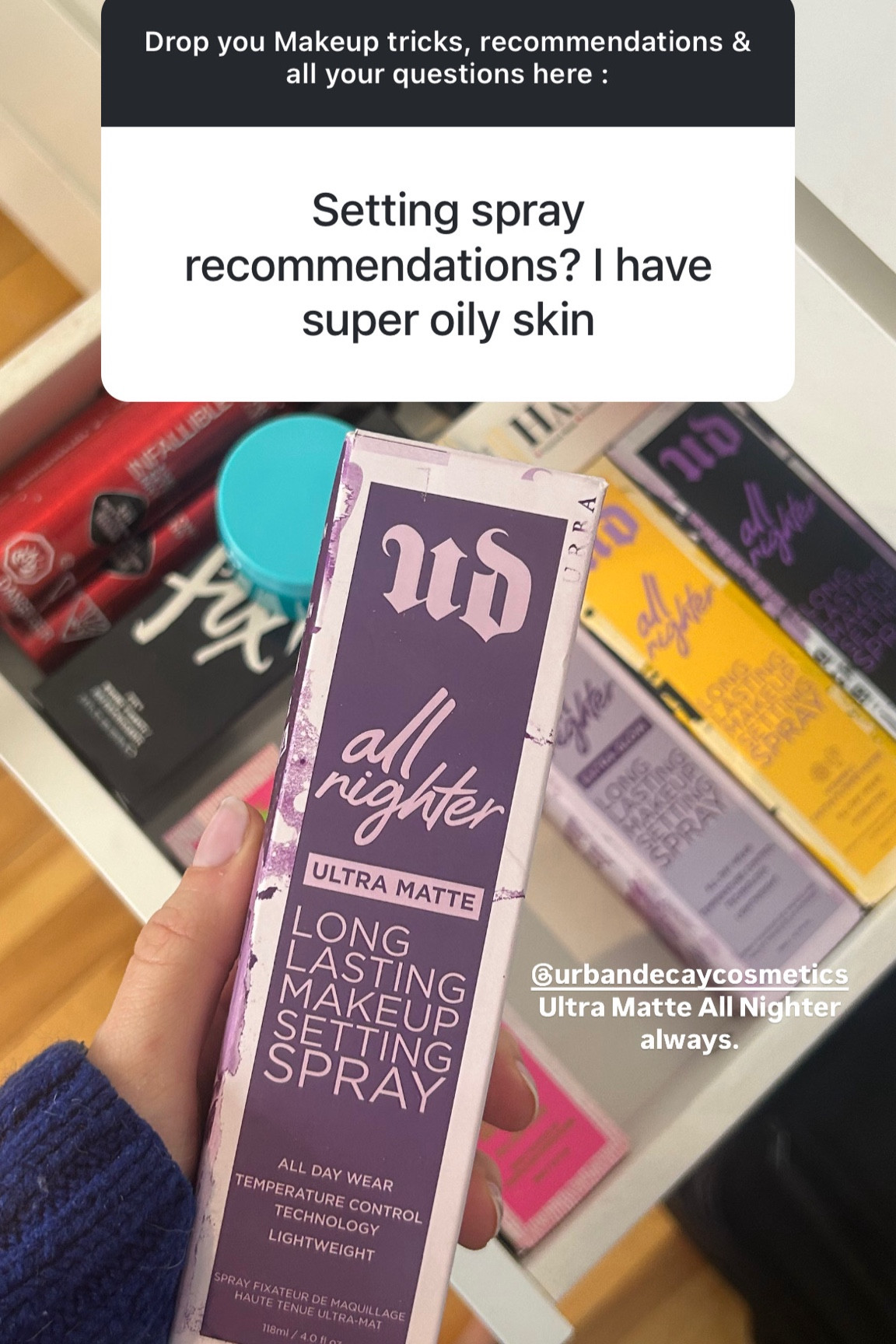 The best setting spray for oily skin! 

#LTKgiftguide #LTKpartywear #LTKbeauty