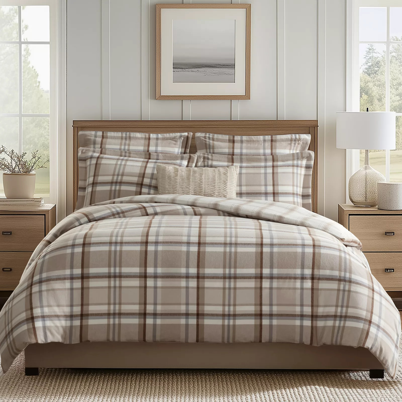 Levtex Home Spencer Plaid Comforter and Euro Sham Set | Kohl's