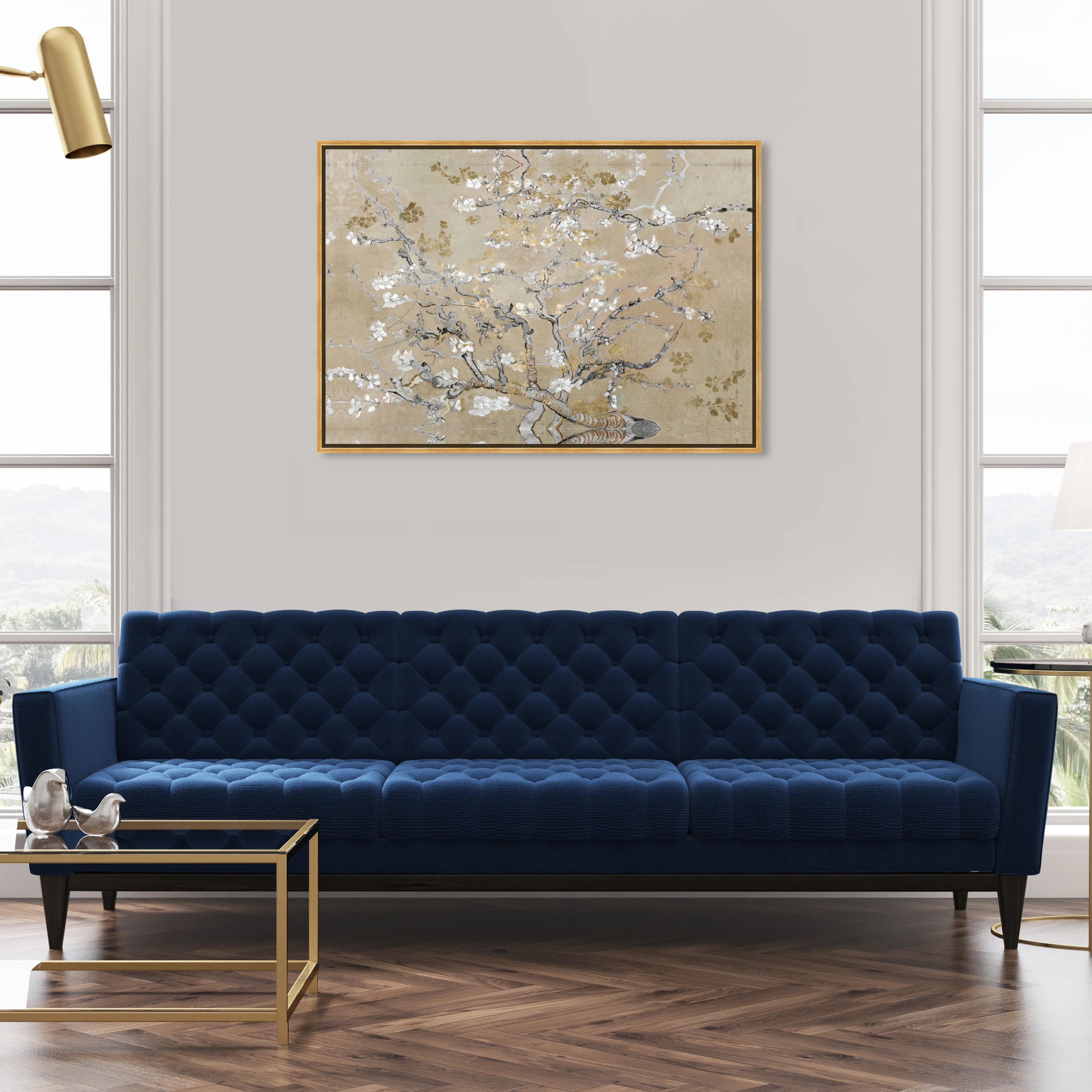 " Van Gogh In Gold Blossoms Inspiration " by Oliver Gal | Wayfair North America
