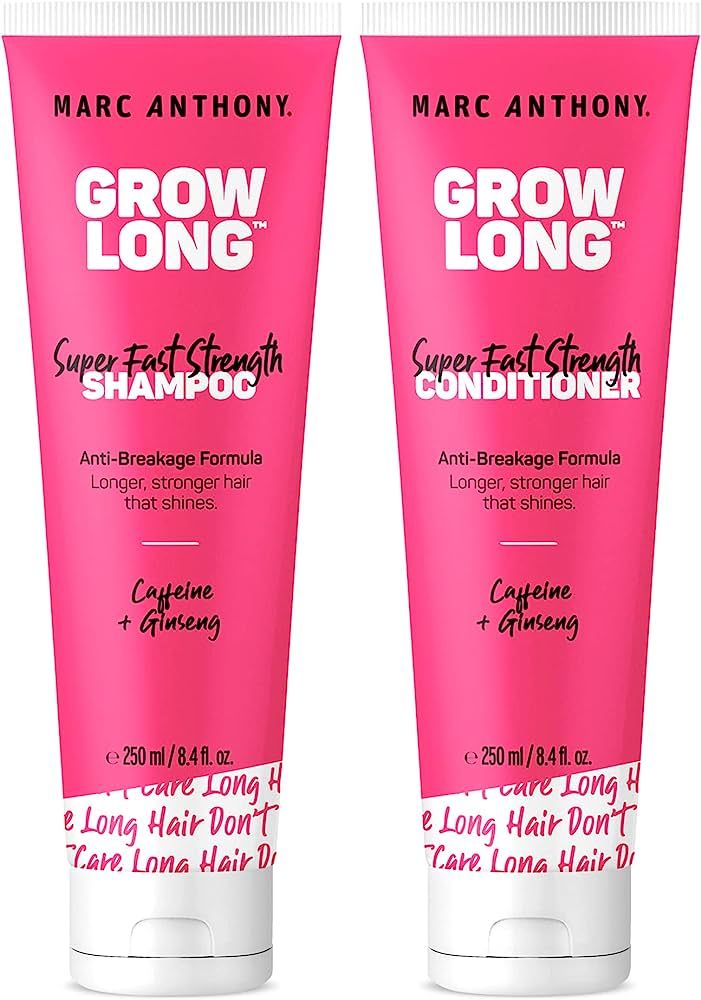 Marc Anthony Shampoo and Conditioner Set, Grow Long Biotin - Anti-Frizz Deep Conditioner For Spli... | Amazon (US)