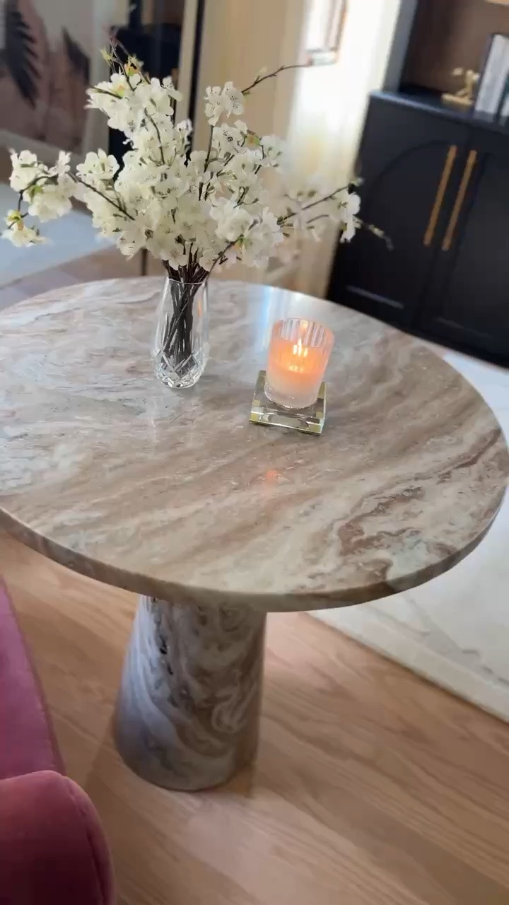 This marble table is STUNNING in person! Such a good Wayfair find. ✨

#LTKHome #LTKSaleAlert #LTKdayinmylife