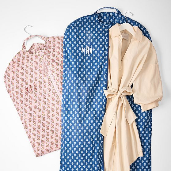 Block Print Garment Bag | Mark and Graham