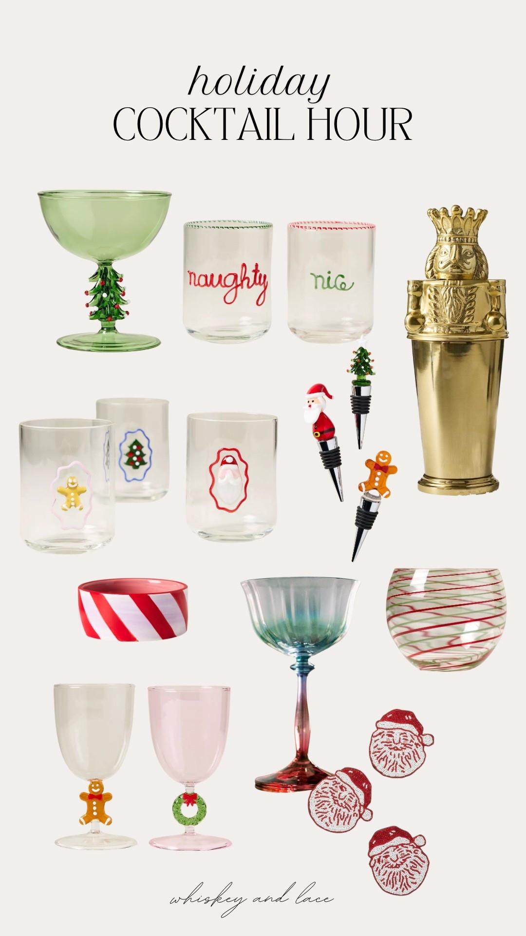 I know it seems early but these holiday bar finds will go quick! These would all be so adorable as either a hostess gift or for your guests to sip on during a little holiday gathering 🥂

#LTKSeasonal #LTKHome