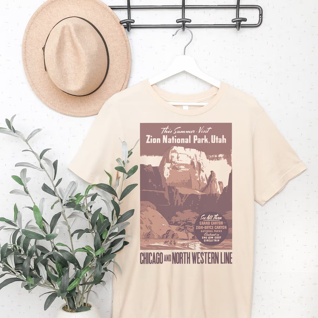 Zion National Park Utah Granola Girl Hiking Camping Nature Outdoor Adventure Wanderlust Shirt Ind... | Etsy (US)