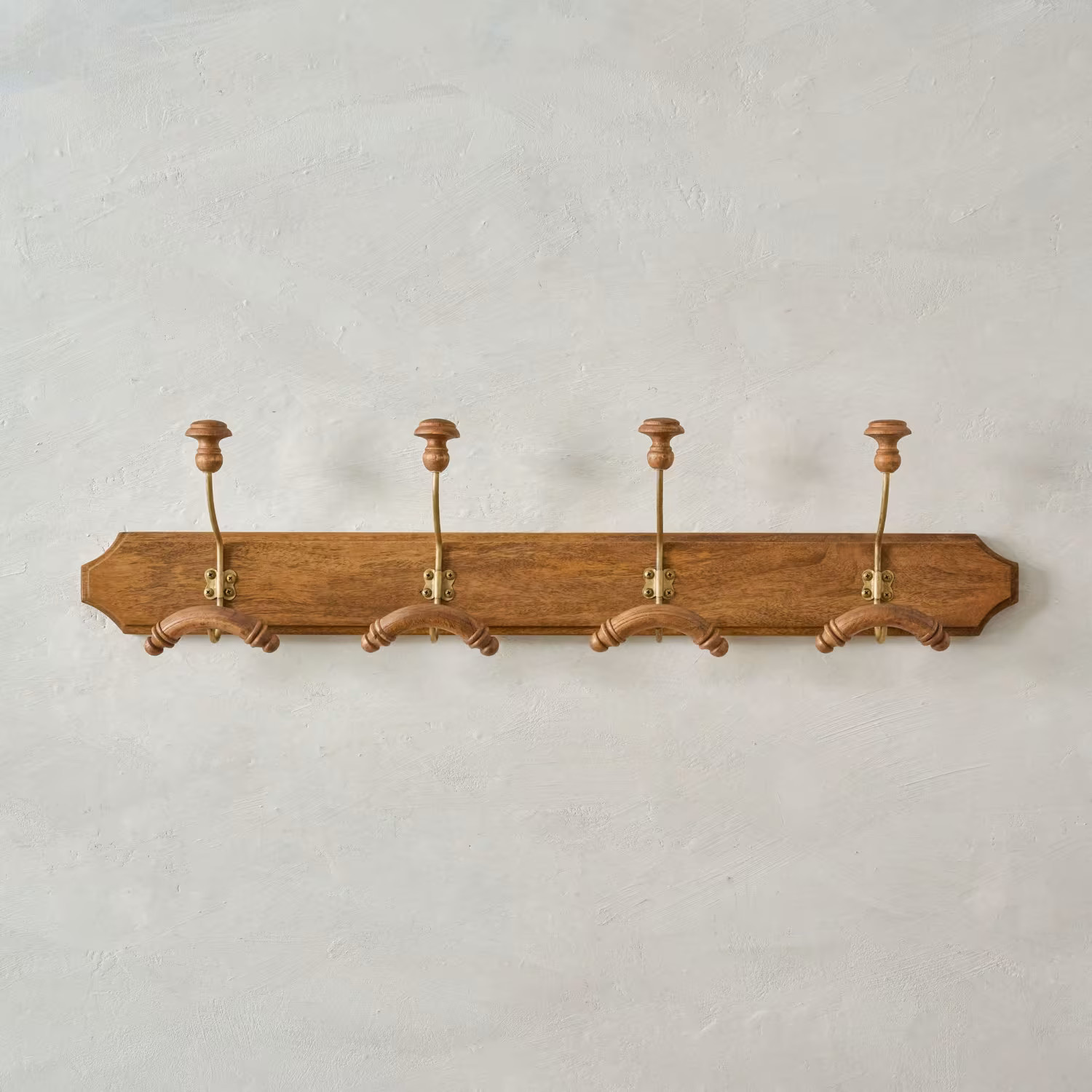 Oliver Antique Inspired Wooden Hook Rack | Magnolia