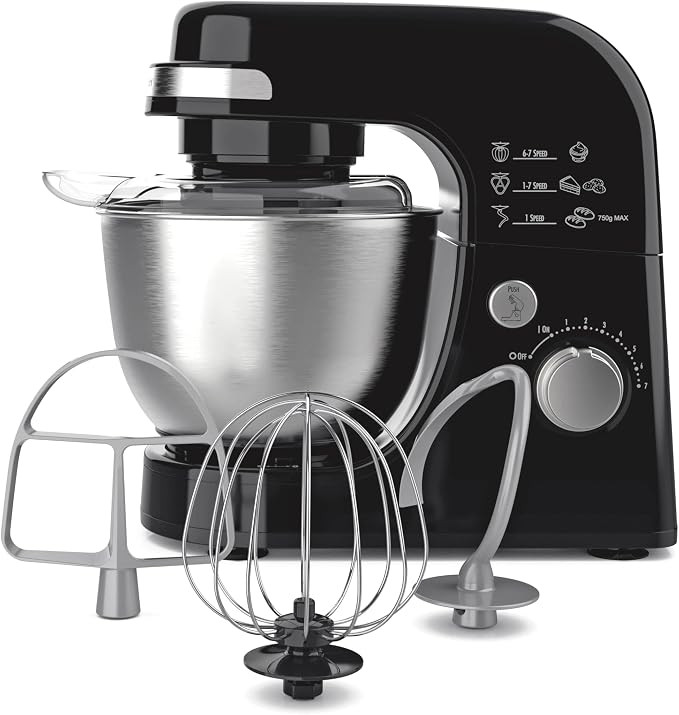 Hamilton Beach 4 Quart Electric Stand Mixer With 7 Speeds
Planetary Mixing For Full Bowl Coverage | Splash Guard | 300 Watts | Whisk, Flat Beater, Dough Hook | Black 

 #LTKHome #LTKSaleAlert