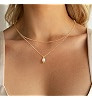 Yoosteel Gold Pearl Necklaces for Women, 14K Gold Plated Pearl Jewelry | Amazon (US)