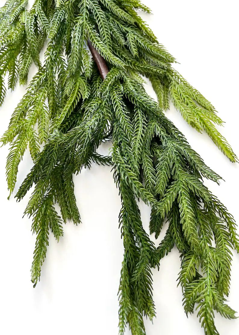 60 Inch Natural Touch Norfolk Pine Garland. Holiday Garland. Christmas Decor. Holiday Decor. Garl... | Etsy (CAD)