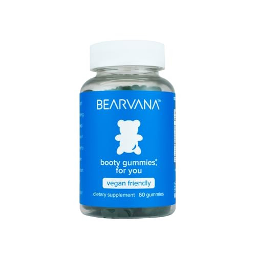 BEARVANA Peach Support Gummies for Women | Fitness Supplement | Boost Confidence | 9 Herbal Extracts Including Maca Root, Fenugreek and Ginger Root | Essential Vitamins | Berry Flavor | 60 Gummies | Amazon (US)