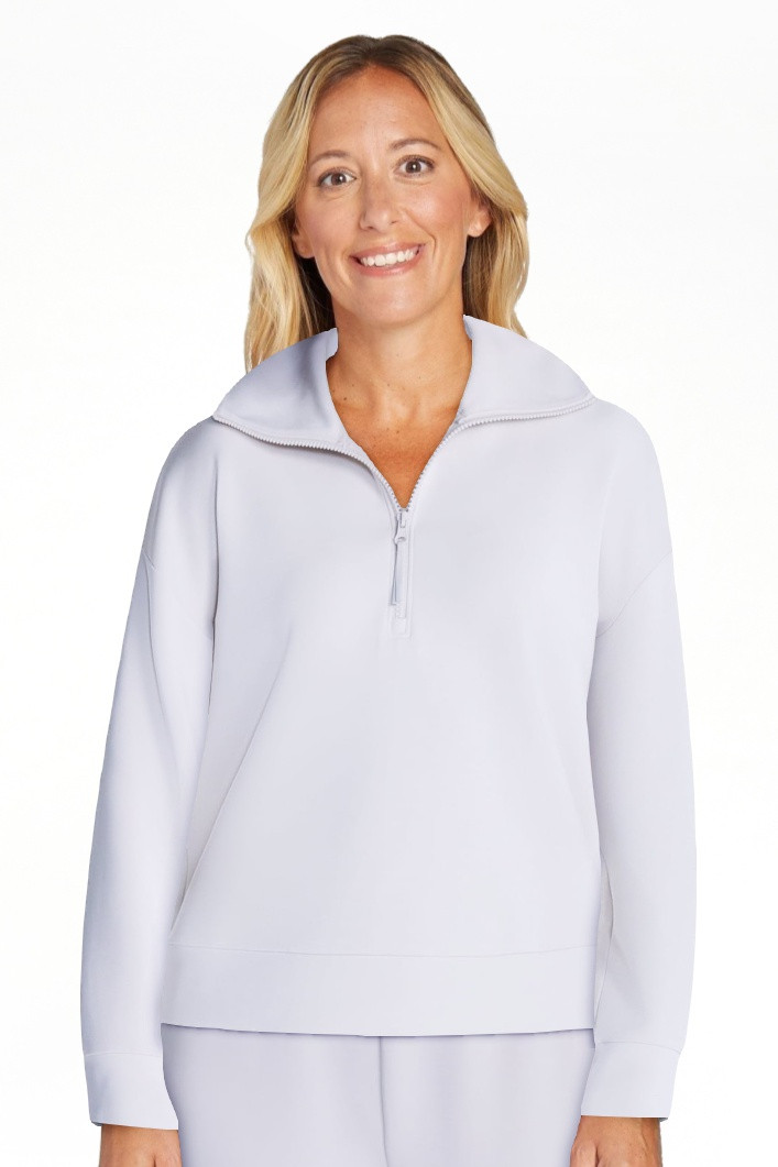 Avia Women's and Women's Plus Quarter-Zip ScubaKnit Pullover, Sizes XS-4X | Walmart (US)