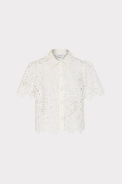 Addison Roja Lace Top | MILLY