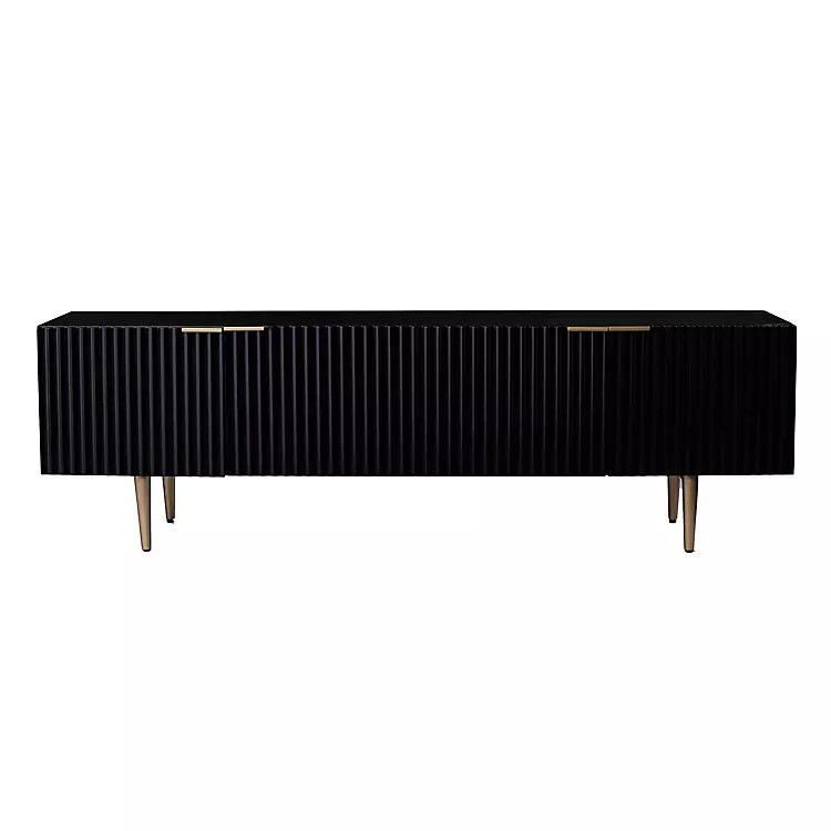 Golden Onyx Ribbed Side Console Table | Kirkland's Home