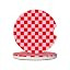 Red Pink Checkered Checkerboard Car Coasters for Cup Holders 2 Pack | Amazon (US)