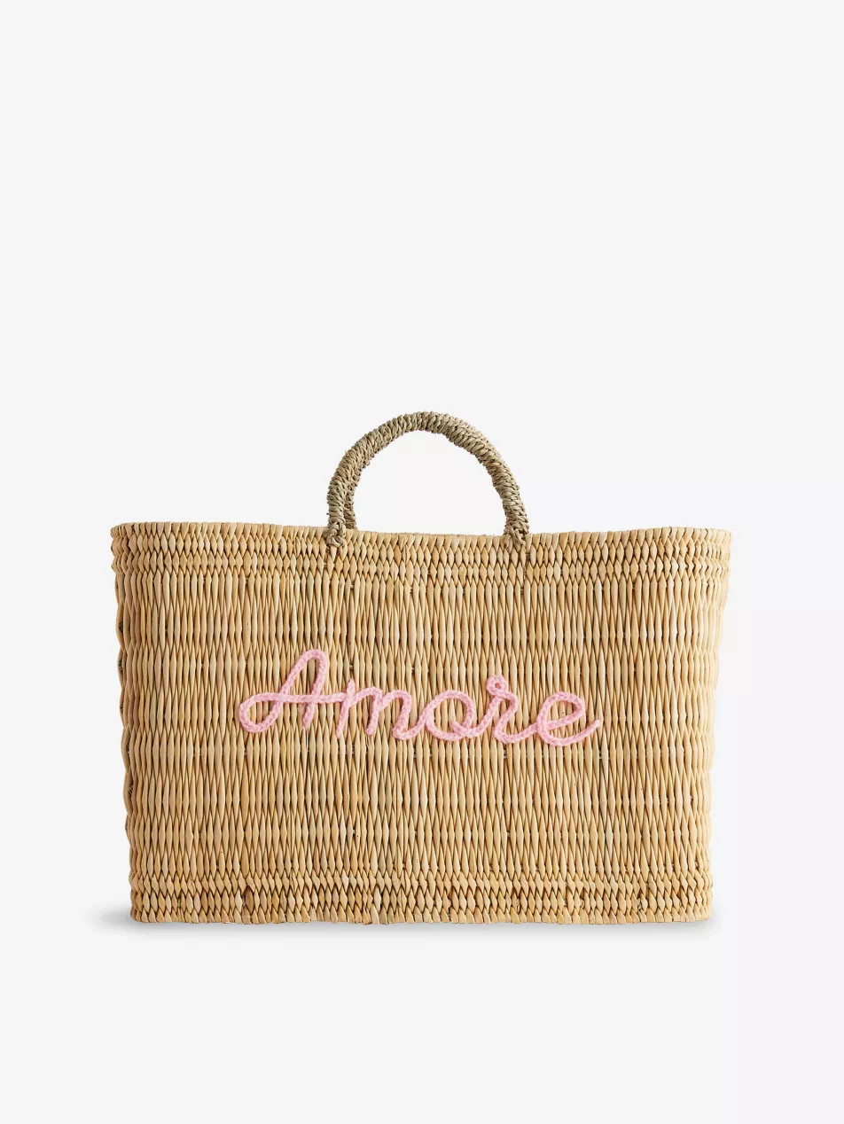 Amore Reed Basket Bag | Selfridges