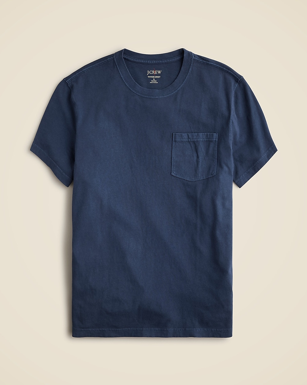 Vintage-wash cotton pocket T-shirt | J. Crew US
