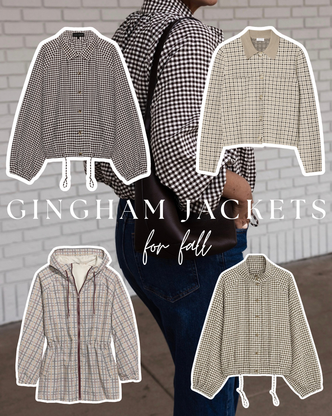I love this trend for fall! I've rounded up a couple of gingham bombers (like the viral Zara one!) I've linked a few from Amazon that are great options, if the Zara one sells out.  

 