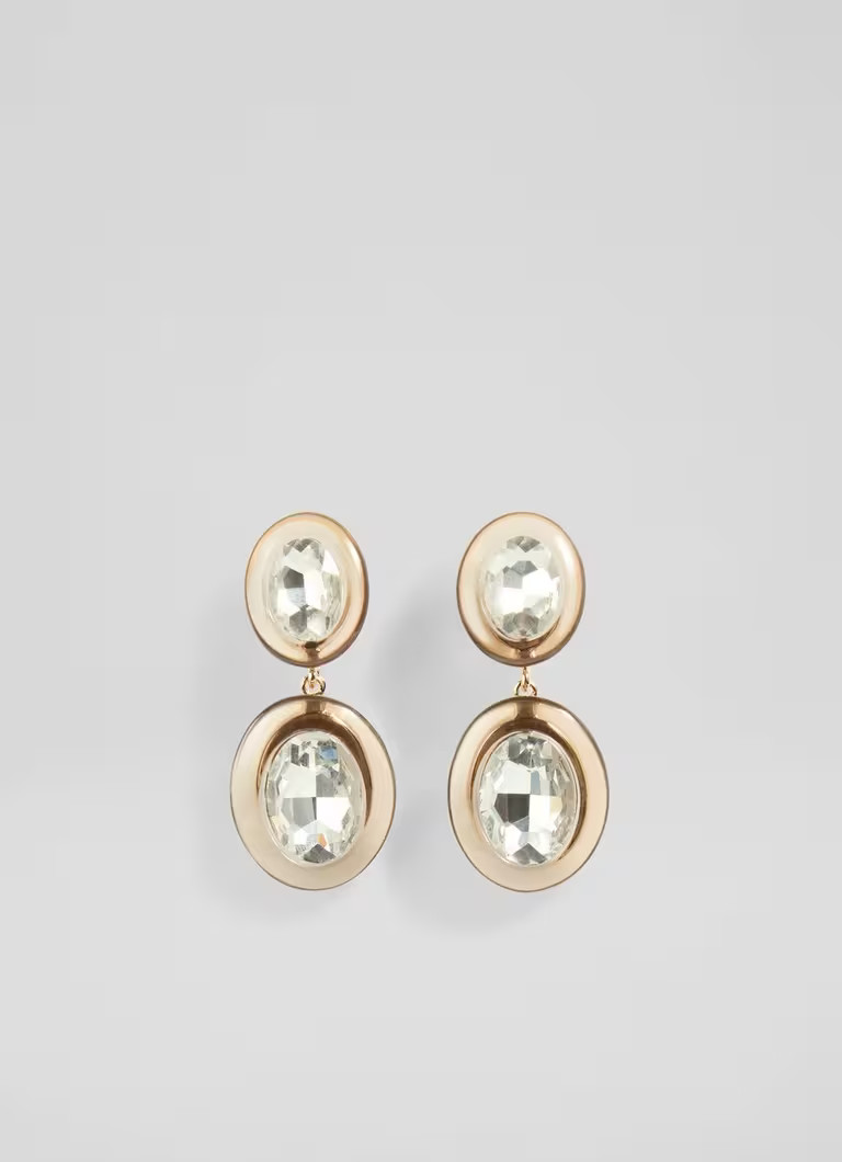 Callie Black & White  Crystal Statement  Earrings | L.K. Bennett (UK)
