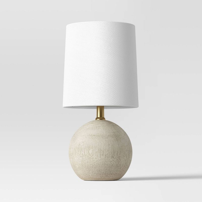 Polyresin Mini Table Lamp with Circle Base - Threshold™ | Target