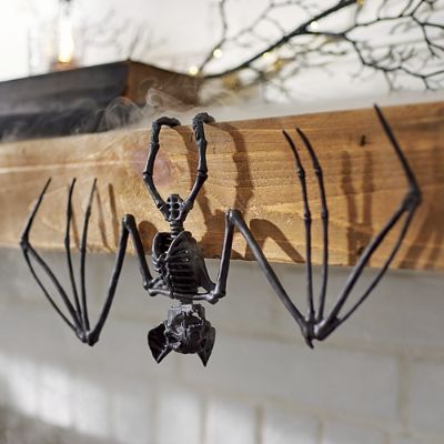 Black Skeleton Bats, Set of Six | Grandin Road | Grandin Road