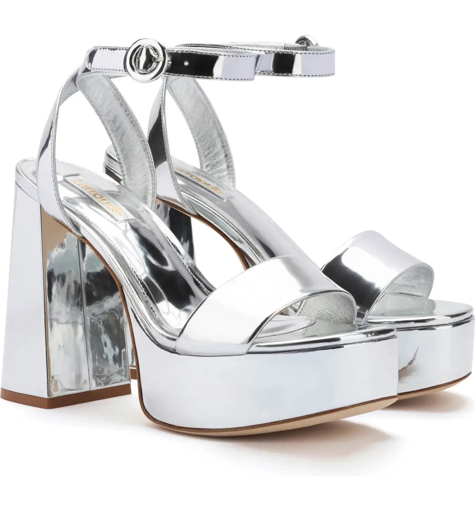 Dolly Metallic Ankle Strap Platform Sandal (Women) | Nordstrom