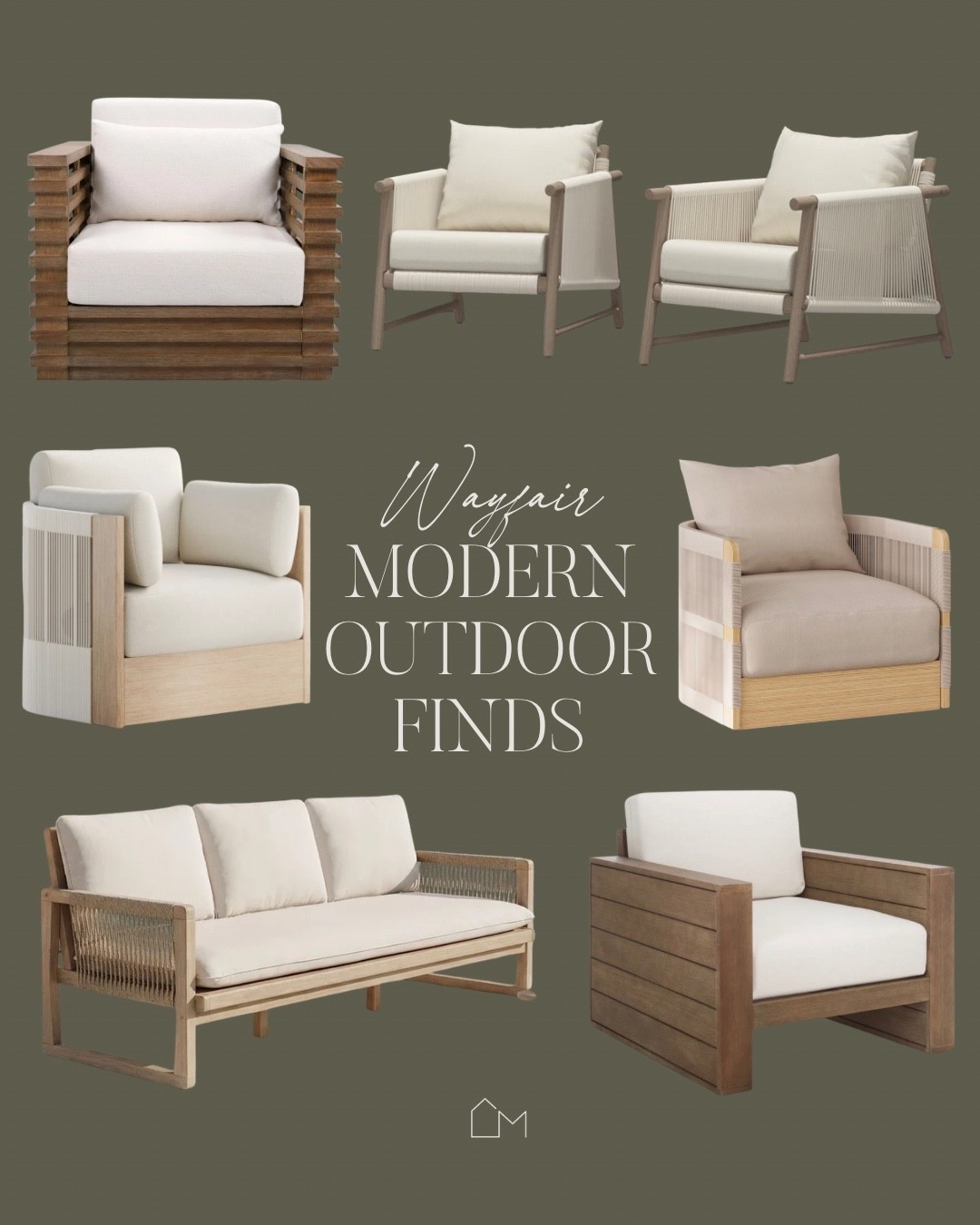 Modern outdoor Wayfair finds

@Wayfair rope chairs, wooden outdoor sets


#LTKHome #LTKSeasonal #LTKSaleAlert