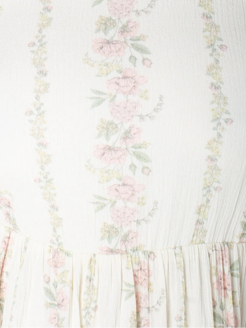 Bridgerton Celebrity Pink Women's Tie Back Midi Dress, Sizes XS-XXXL | Walmart (US)