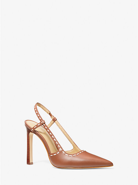 Décolleté Alora slingback in pelle cucita a mano | Michael Kors (IT)