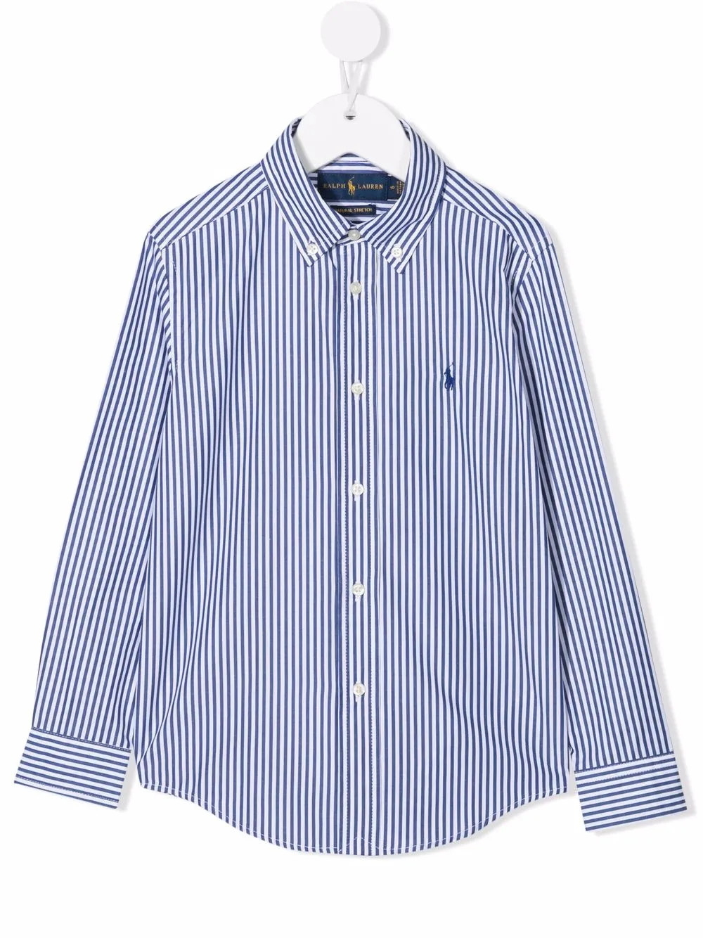 POLO RALPH LAUREN KIDS Gestreiftes Hemd | Blau | FARFETCH DE | Farfetch Global