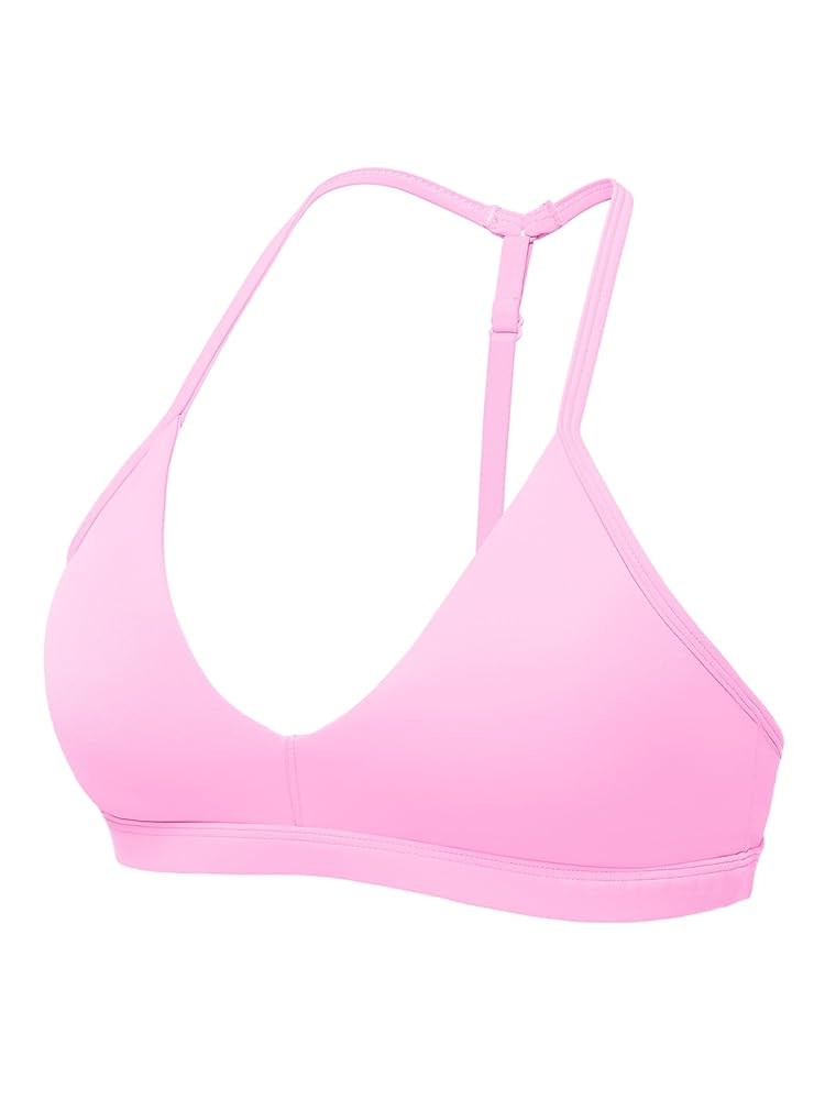 YEOREO Sports Bras for Women Strappy Padded Halter Ericie Open Back Light Impact Deep V Neck Yoga... | Amazon (US)