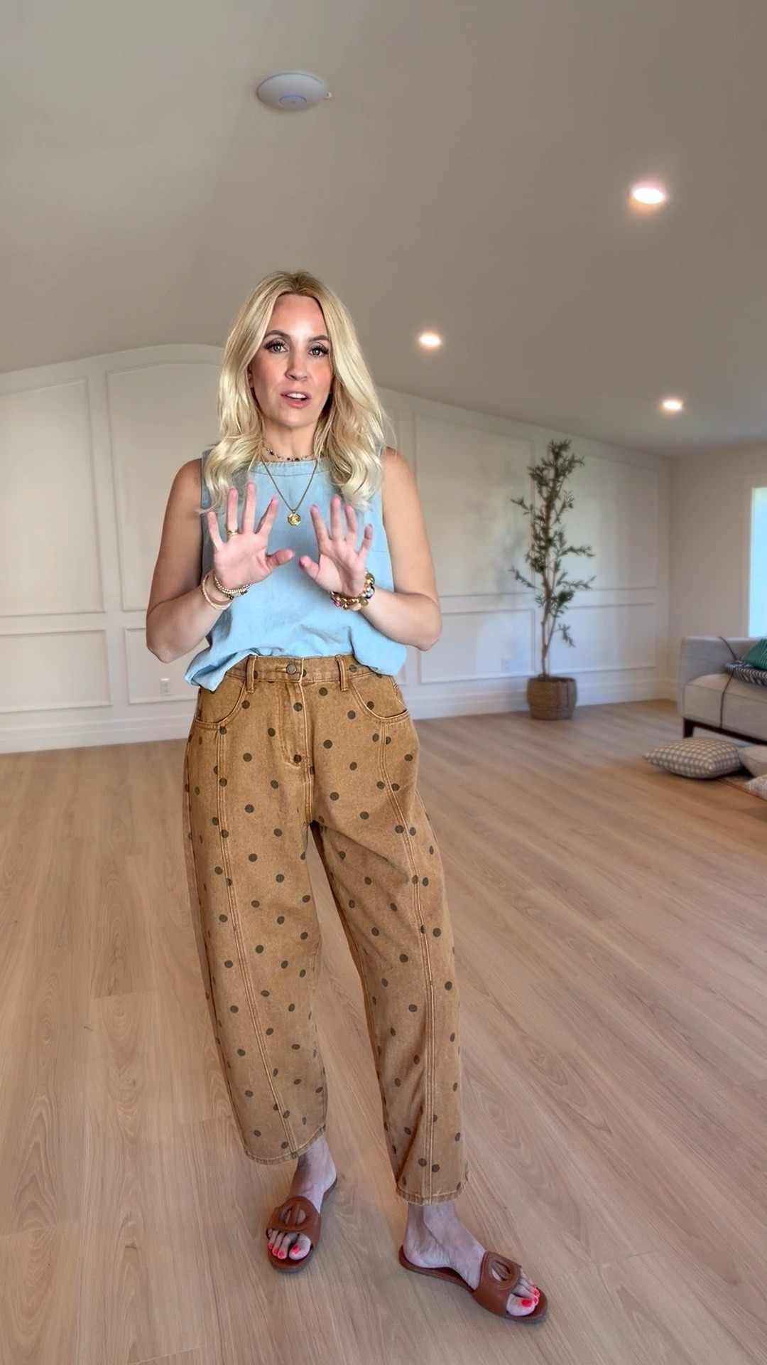 What I got! I’ve been loving these polka dot barrel jeans with a denim top! 

#LTKootd #LTKmomlife #LTKgrwm