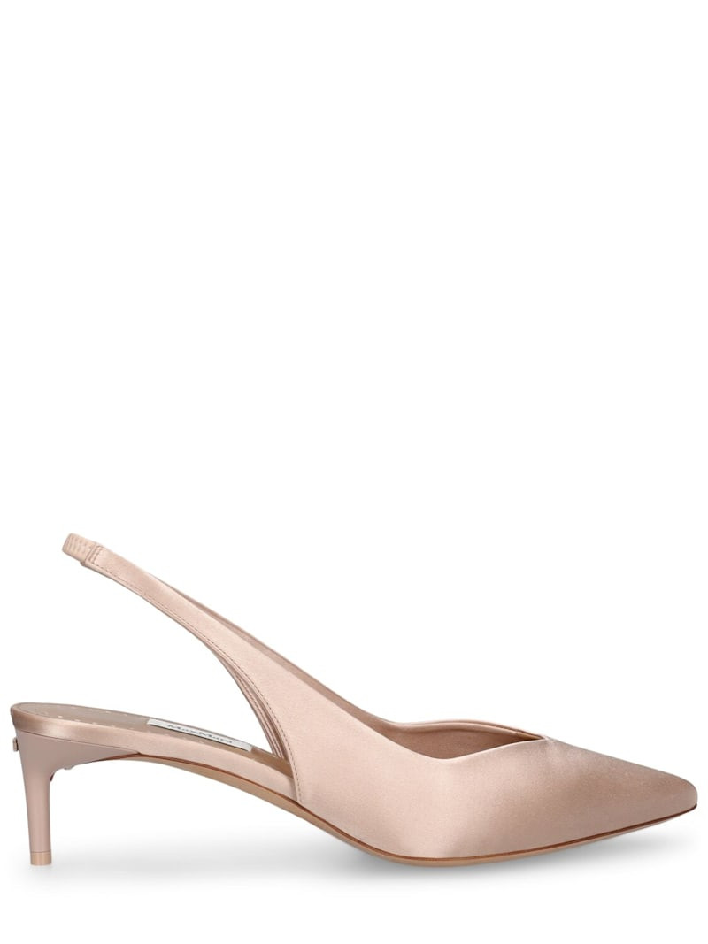 45mm Satin slingback pumps | Luisaviaroma