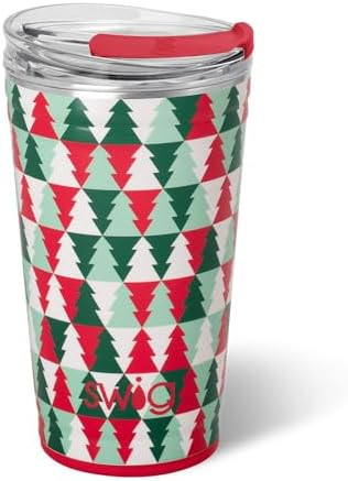 Swig Life 24oz Party Cup, Stackable Insulated Travel Coffee Tumbler with EZ Slider Lid, Cup Holde... | Amazon (US)