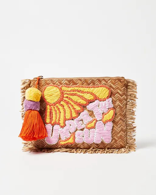 Under The Sun Woven Pouch | Oliver Bonas | Oliver Bonas (Global)