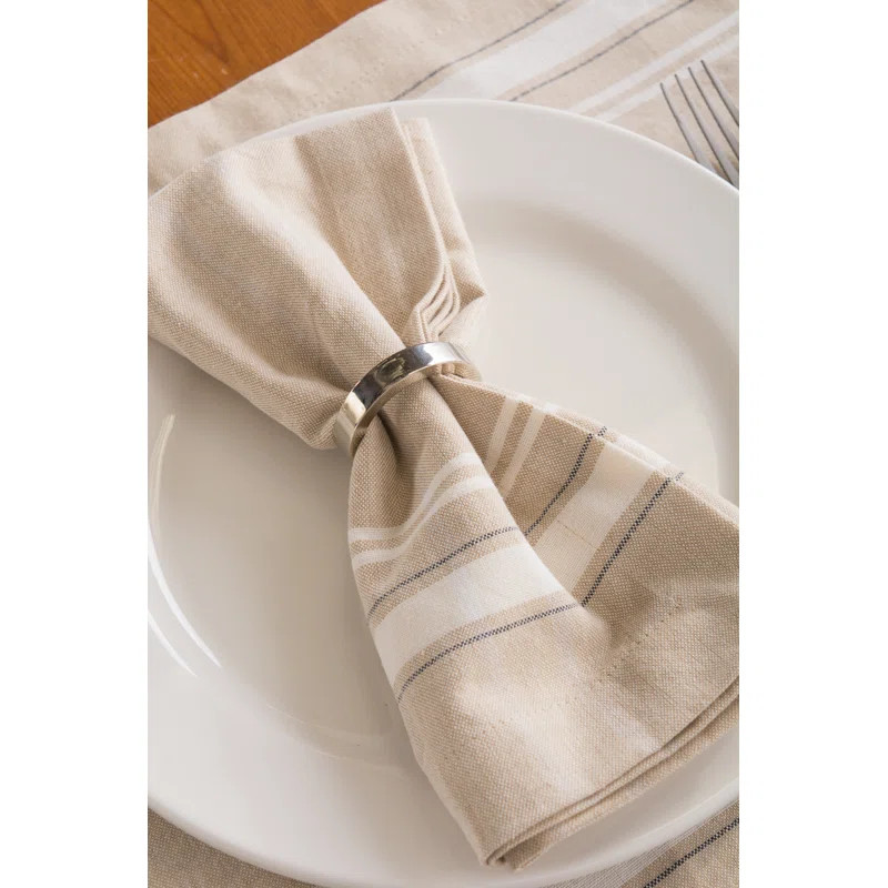 Shelton Cotton Striped Square Napkin (Set of 6) | Wayfair North America