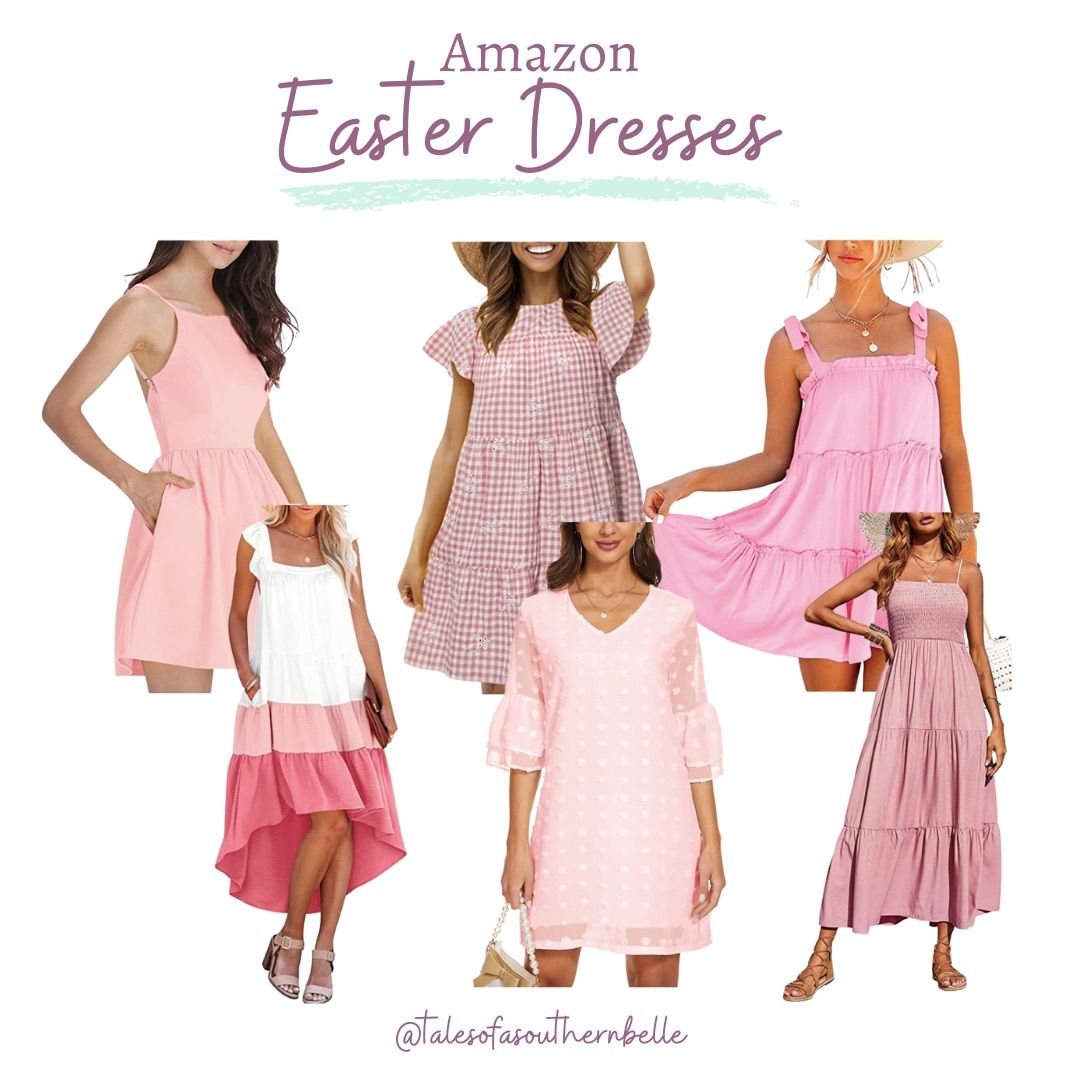 Spring dress // spring outfit // Easter dress // pink dress | Amazon (US)