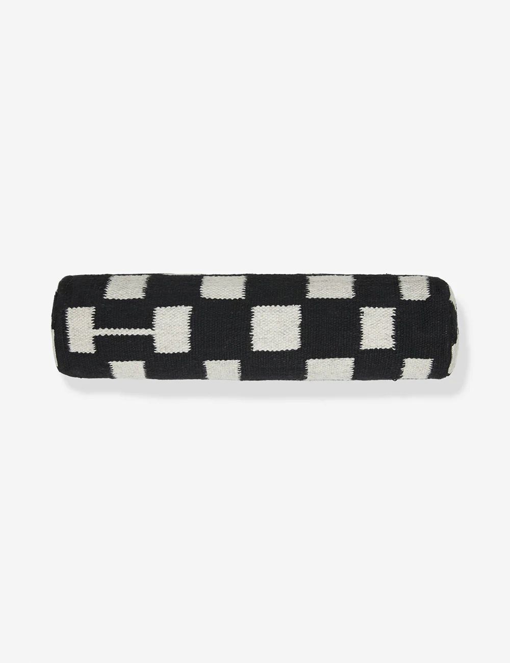 Irregular Checkerboard Bolster Pillow | Lulu and Georgia 