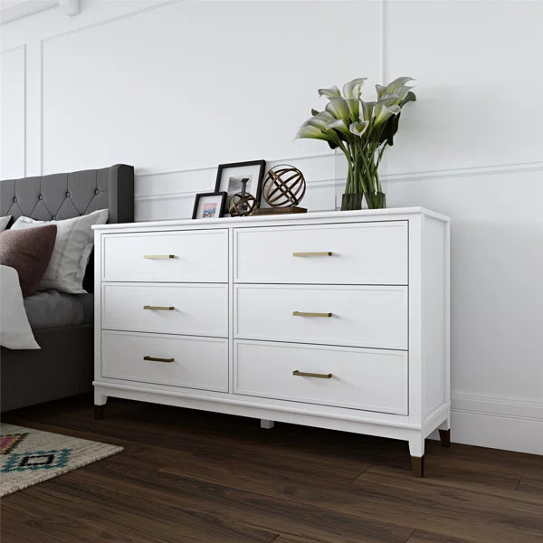 Westerleigh 6 Drawer 56.77" W Double Dresser | Wayfair North America