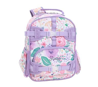 Mackenzie Lavender Floral Blooms Backpacks | Pottery Barn Kids