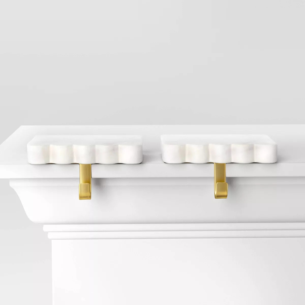 Christmas Set of 2 Marble Stocking Holders White - Threshold™ | Target