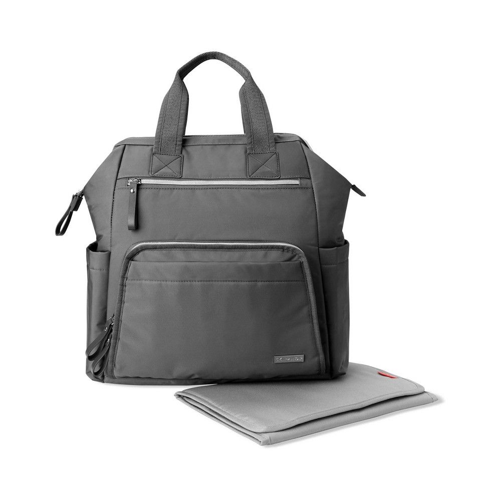 Skip Hop Mainframe Wide Open Diaper Backpack - Charcoal | Target