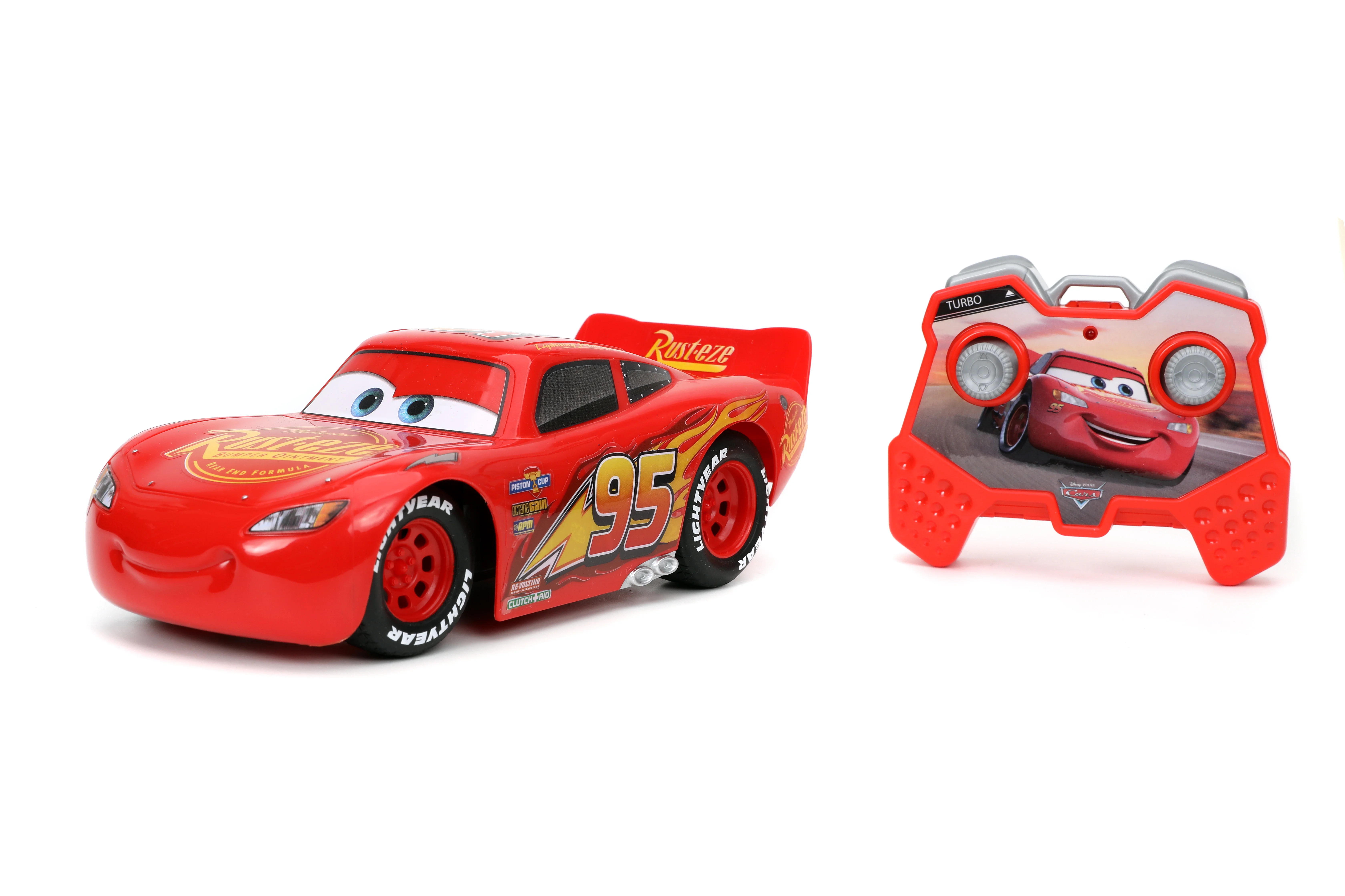 Disney Pixar Cars 1:24 Lightning McQueen RC Radio Control Cars | Walmart (US)