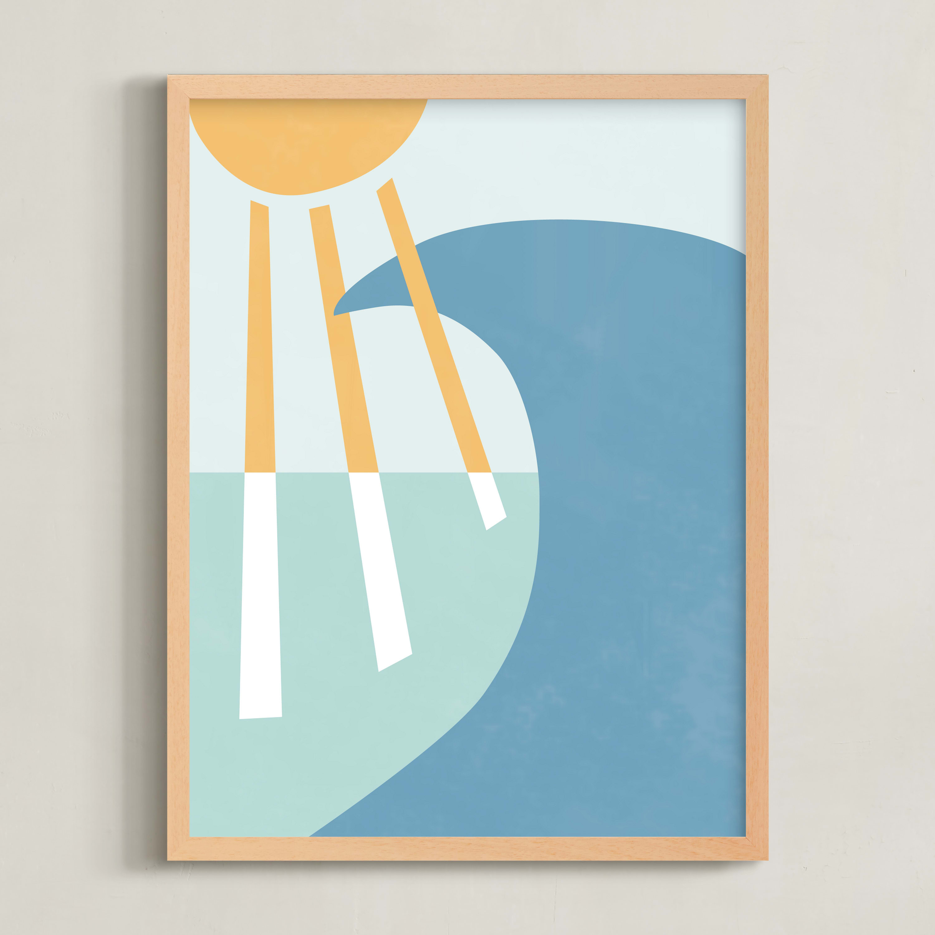 "California Summer Day" - Graphic Limited Edition Art Print by Carolyn MacLaren. | Minted