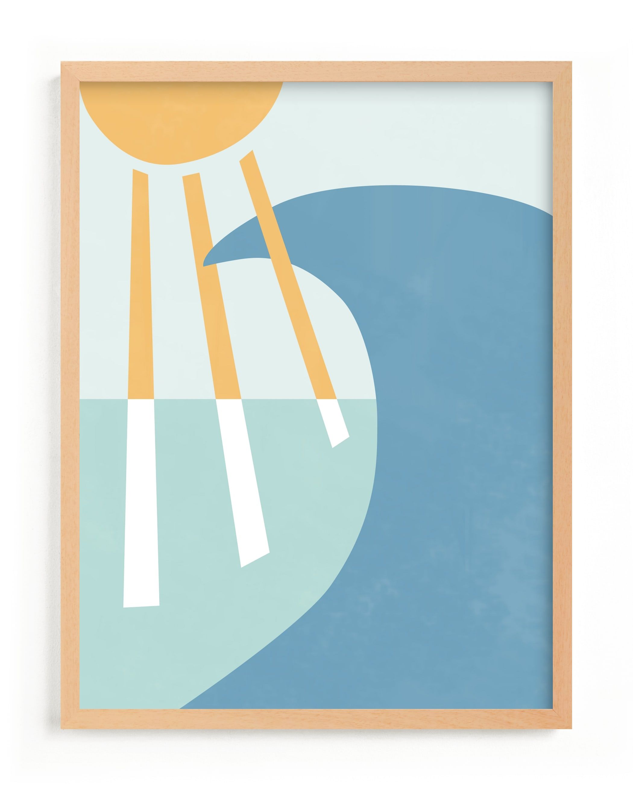 "California Summer Day" - Graphic Limited Edition Art Print by Carolyn MacLaren. | Minted