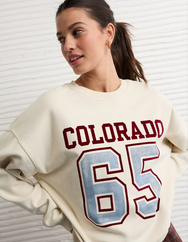 AE Relaxed Graphic Sweatshirt | American Eagle Outfitters (US & CA)