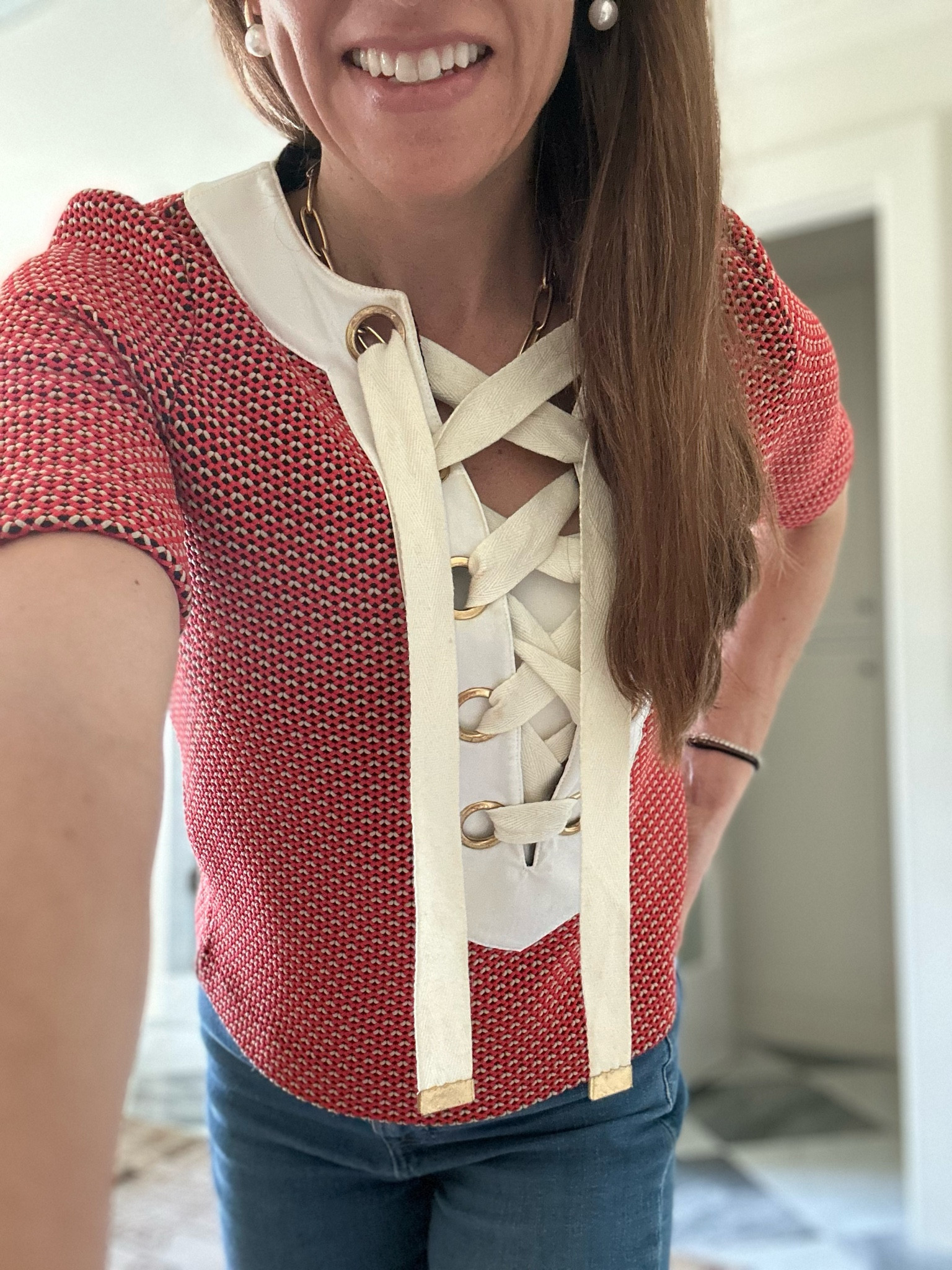 Love Veronica Beard! I am wearing an XS