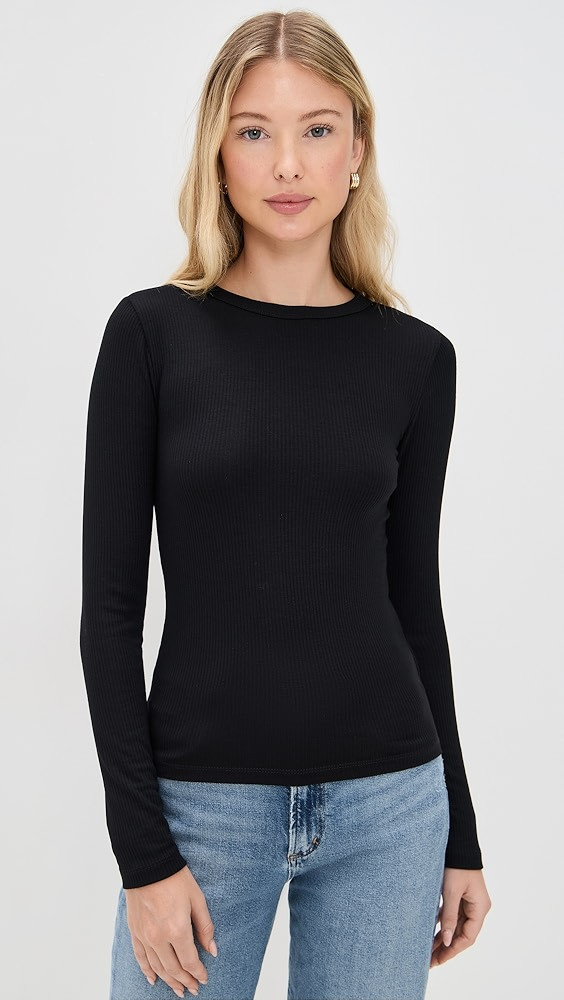 Madewell Modal Rib Long Sleeve Crew | Shopbop | Shopbop