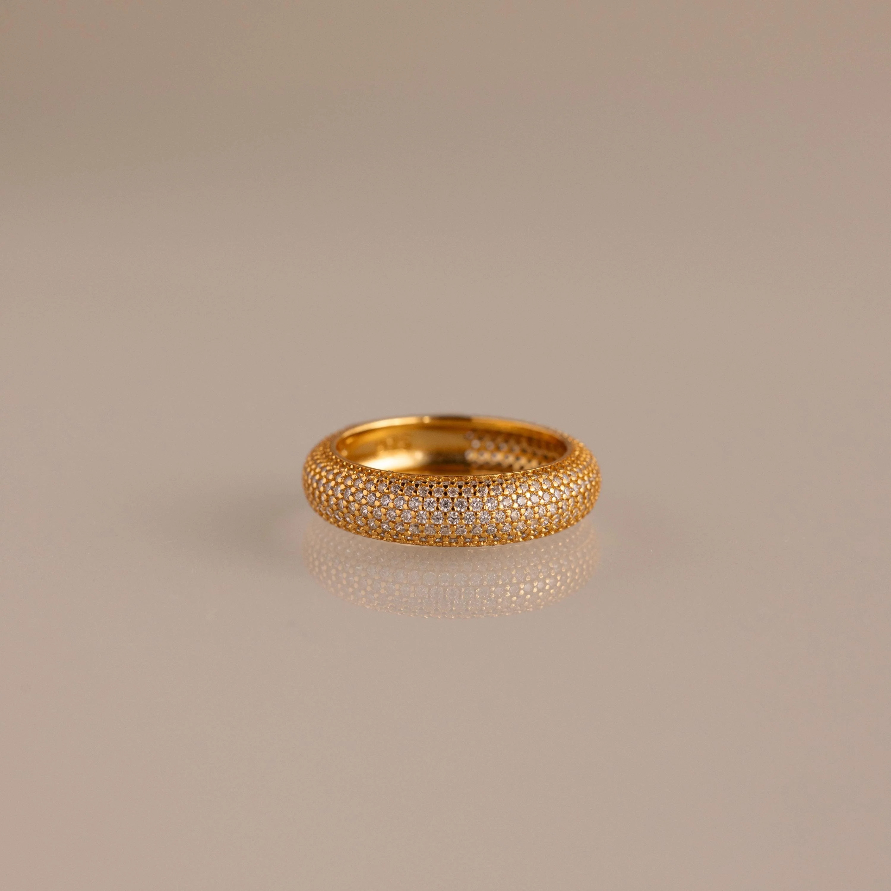 Bold Pave Diamond Stacking Eternity Ring | Caitlyn Minimalist | Caitlyn Minimalist