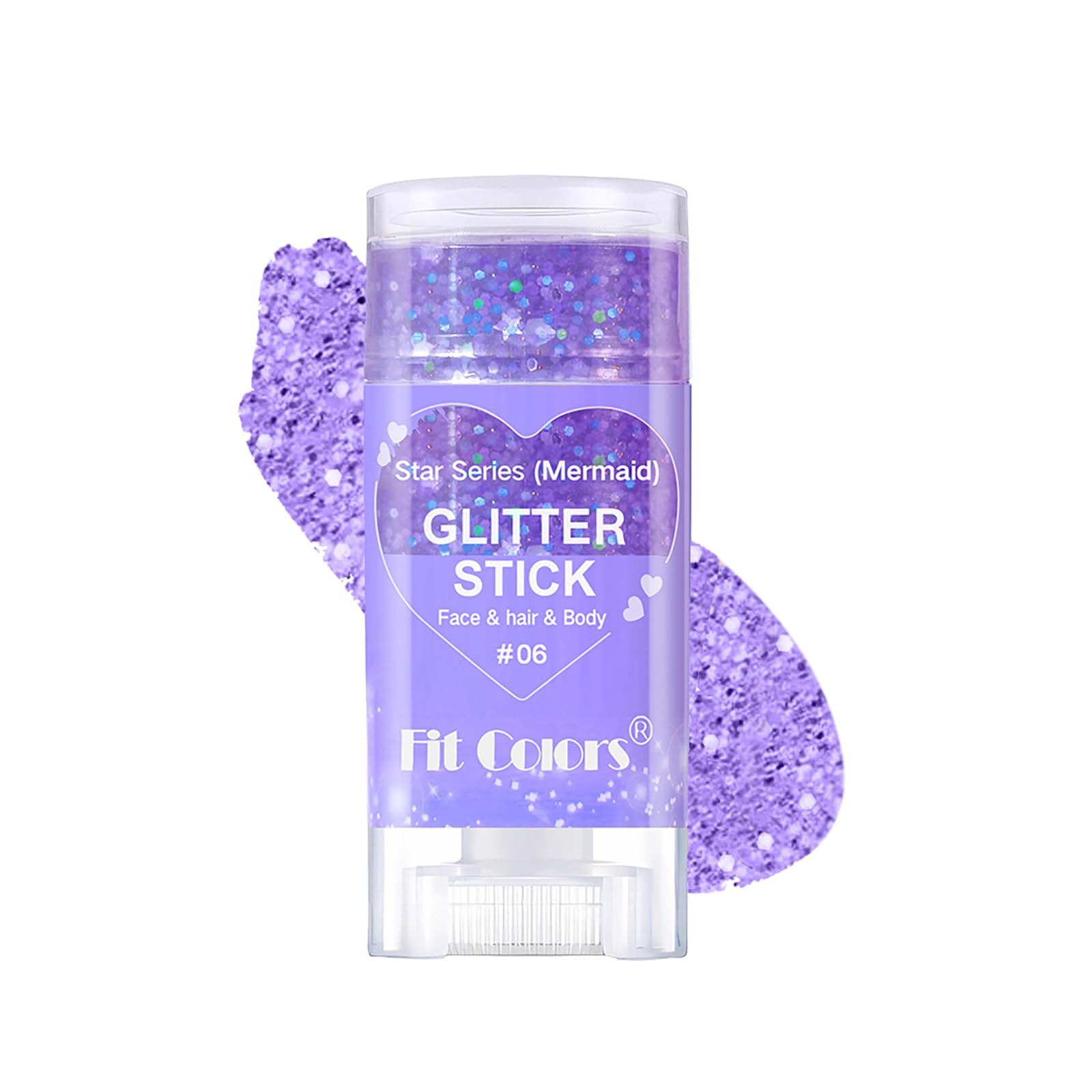 Waterproof St. Patrick’s Day Green/Purple Hair & Face Glitter Stick | Sparkling Gold Body Glitt... | Amazon (US)