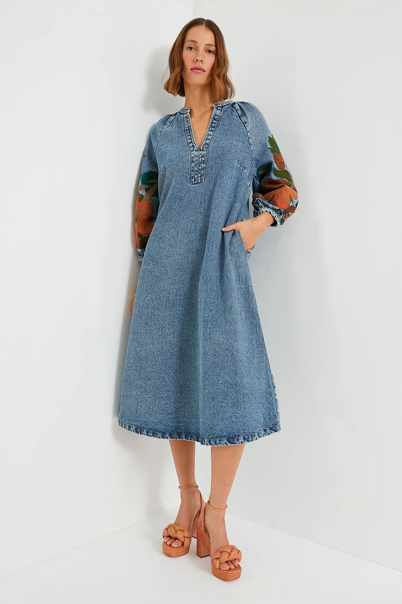 Blue Denim Cathleen Dress | Tuckernuck (US)